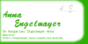 anna engelmayer business card